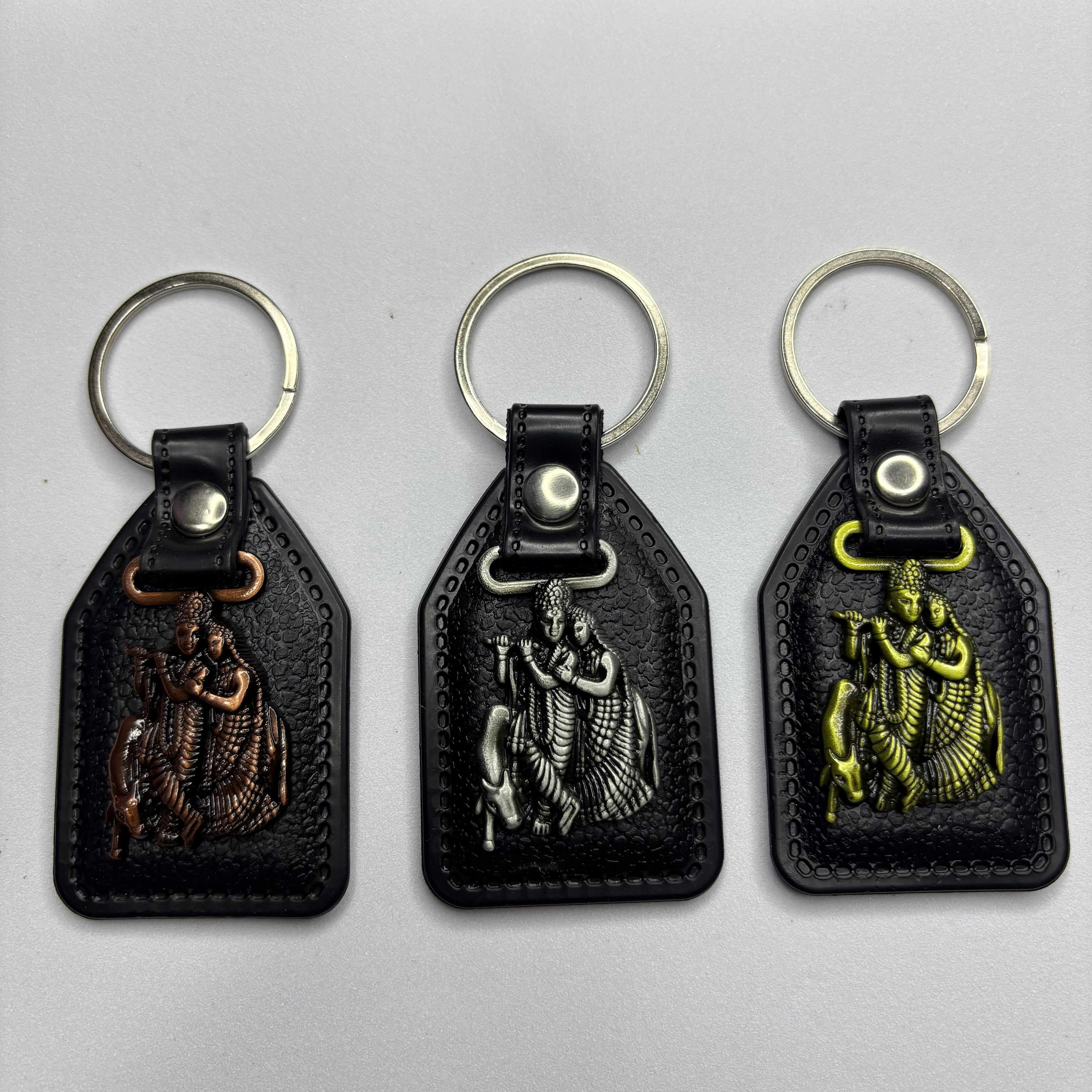 Radha Krishna Key Chain (Pack of 3) Multicolor